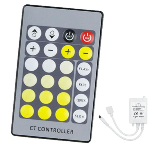 24 knops Dual White afstandsbediening IR