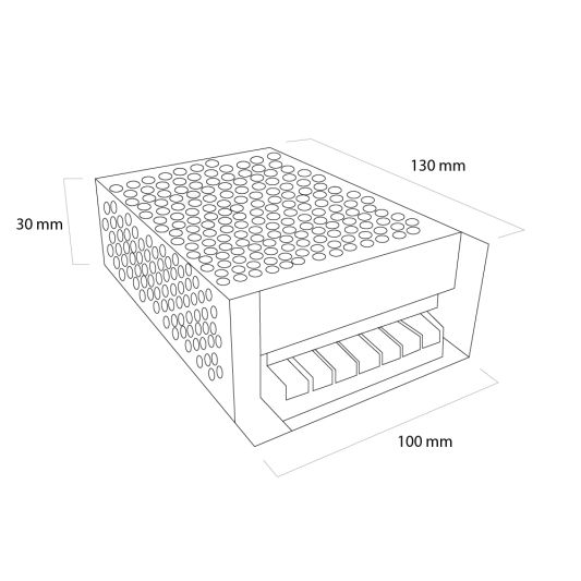240W - 24V / 10A professionele voeding voor led strips