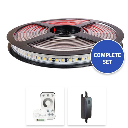 25 meter led strip Helder wit BASIC | 230V