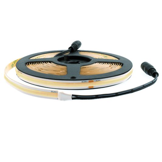 3 meter Helder Wit led strip COB met 384 leds per meter - complete set