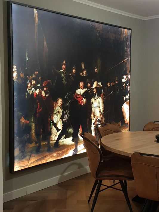 3 meter Helder Wit led strip COB met 384 leds per meter - complete set