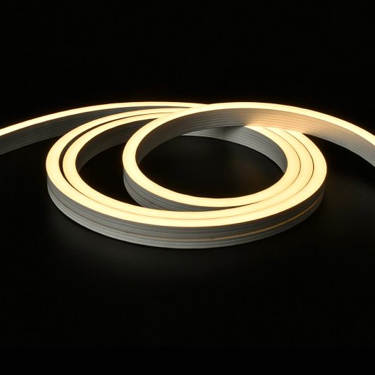 3 meter Neon Led Flex Warm Wit Midi recht - losse strip