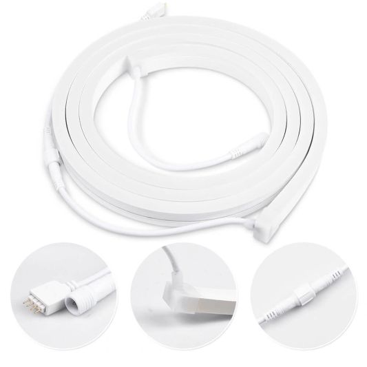 3 meter RGB Neon LED flex Maxi recht - complete set neon verlichting