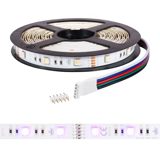 3 meter RGBW led strip Basic met 108 leds - losse strip