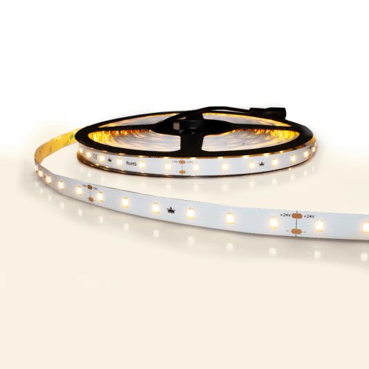 30 meter constant current led strip IP20 24V - 1 lange lengte - 1800 leds warm wit 2700K