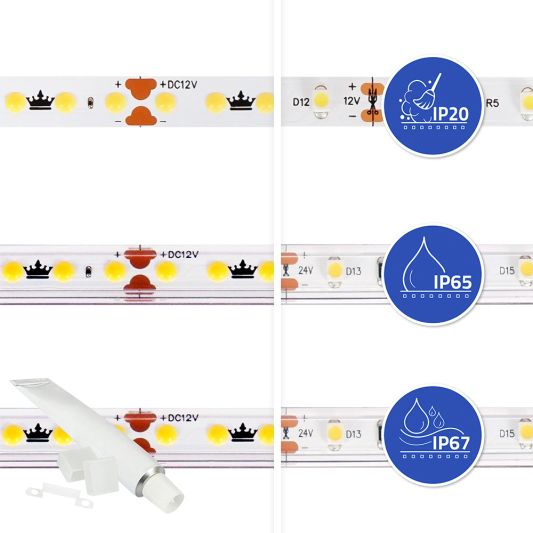 35 meter complete set witte led strip met Zigbee controller