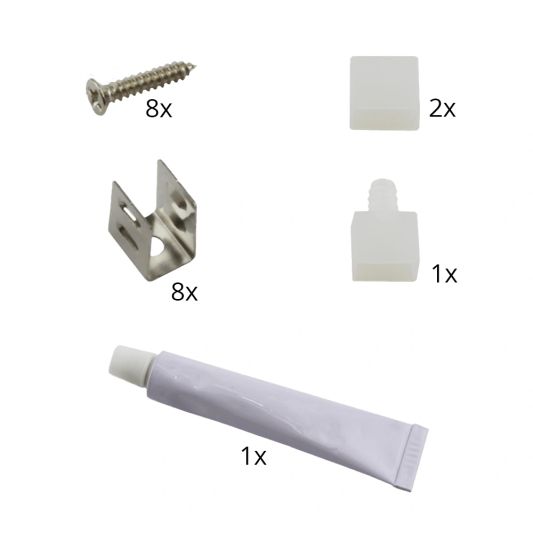 4 meter Neon Led Flex RGB Midi Recht - losse strip