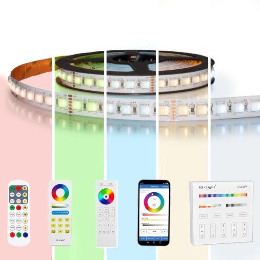 4 meter RGBWW led strip Pro met 384 leds - complete set