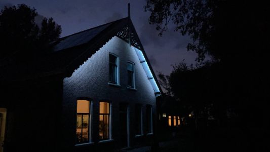 4 meter RGBWW led strip voor buiten complete set