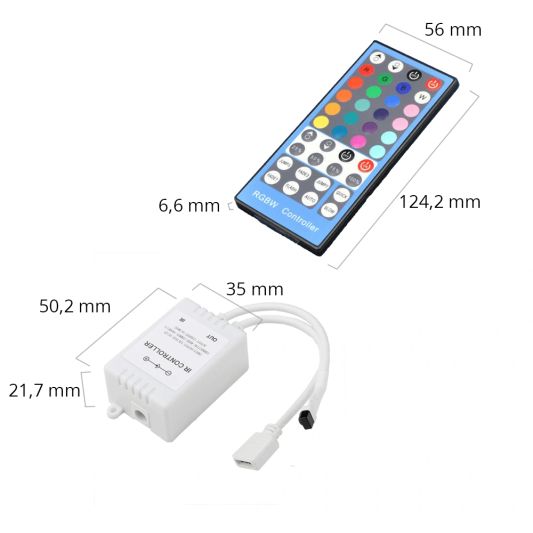 40 knops RGBW afstandsbediening IR