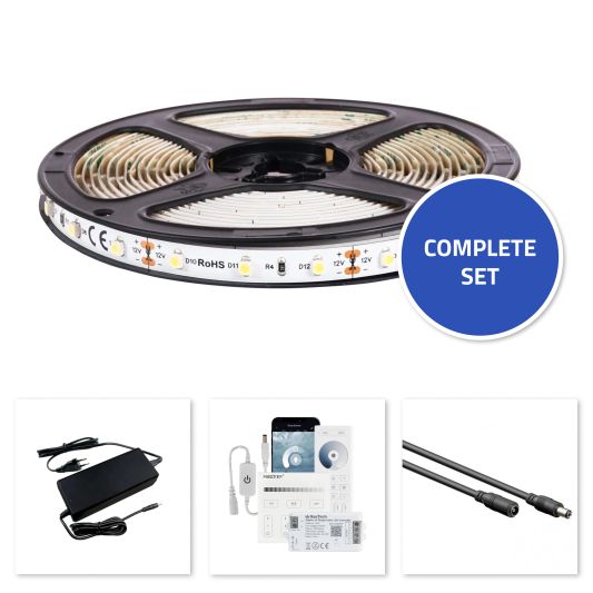 40 METER - 4800 LEDS complete led strip set Helder Wit