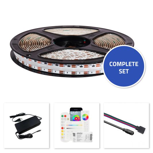 40 meter RGB led strip COB met 840 leds p/m - complete set