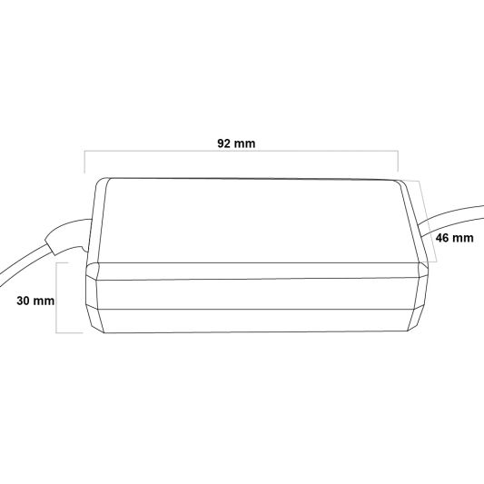 48 Watt - 12V / 4A adapter voor led strips