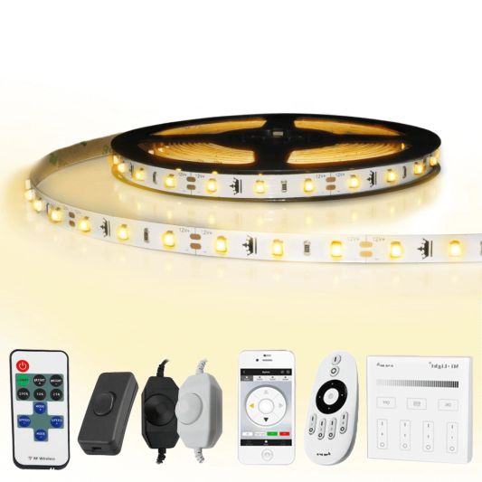 5 METER - 300 LEDS complete led strip set Warm Wit