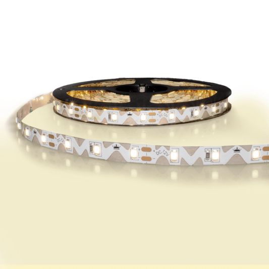 5 meter buigbare led strip IP20 12V - 4000K helder wit - 60 leds p/m