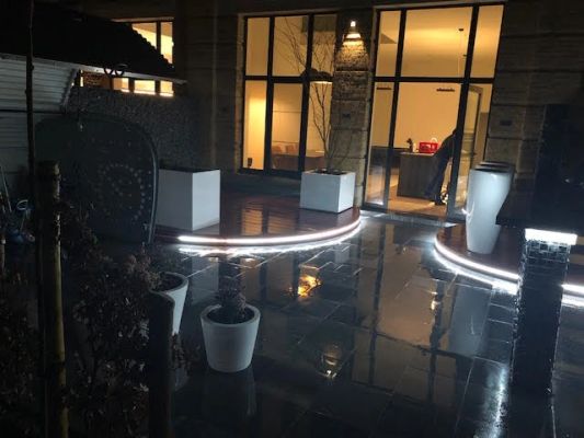 5 meter daglicht wit led strip voor buiten complete set