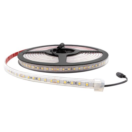 5 meter led strip IP65/67 12V of 24V - Extra warm wit 2400K - 120 leds p/m