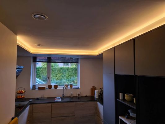 5 meter Neon Led Flex Dual White Midi recht - losse strip