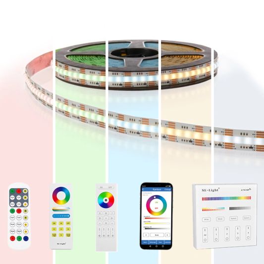 5 meter RGBWW led strip prime met 840 leds p/m - complete set