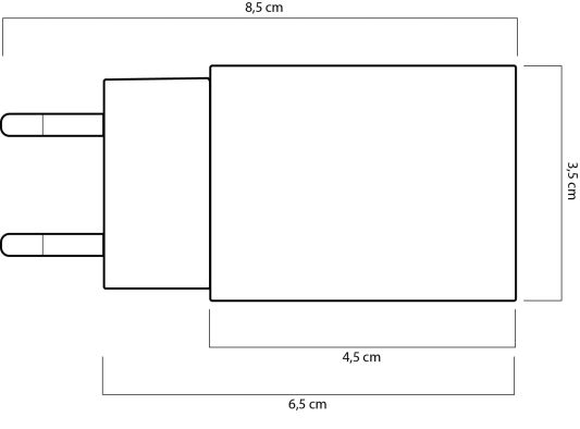 5 Watt - 5V / 1A adapter voor USB led strips