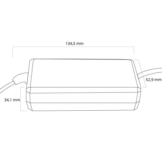 60 Watt - 12V / 5A adapter voor led strips
