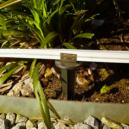 7 meter Neon LED flex Midi Recht Warm Wit - complete set neon verlichting met grondspiezen