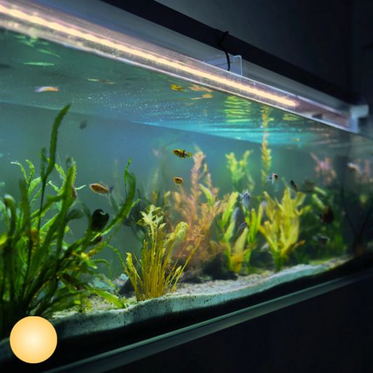 70 t/m 100 cm aquarium LED strip Warm Wit