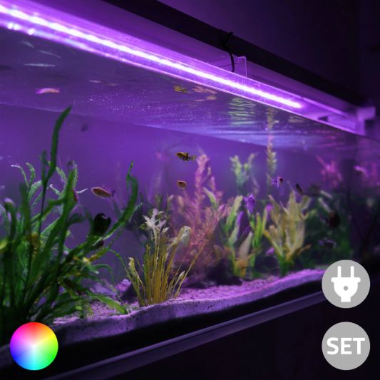 70 t/m 100 cm - RGB complete set aquarium led strip