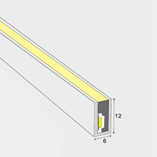 8 meter Neon Led Flex RGB Midi Recht - losse strip