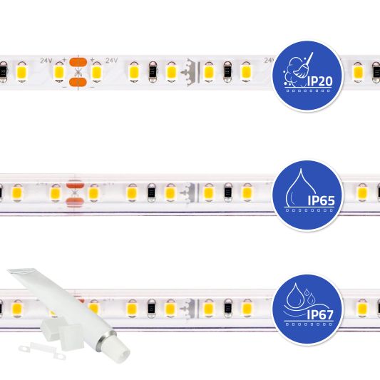 9 METER - 1080 LEDS complete led strip set Warm Wit