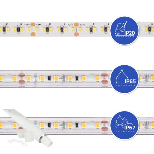 9 meter led strip HELDER WIT - 2160 leds