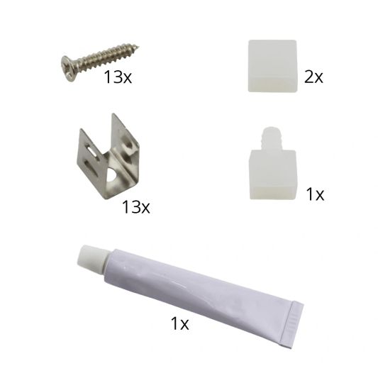 9 meter Neon Led Flex RGB Midi Recht - losse strip