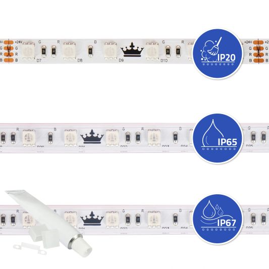 9 meter RGB led strip complete set - 540 leds