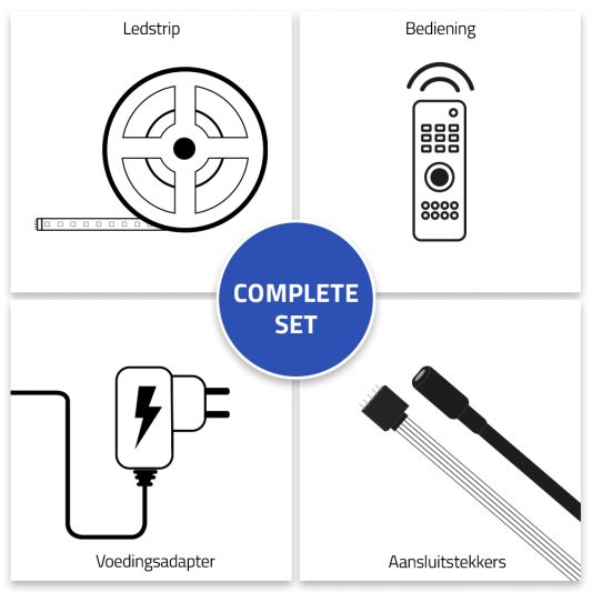 Bad verlichting led strip set 2 meter