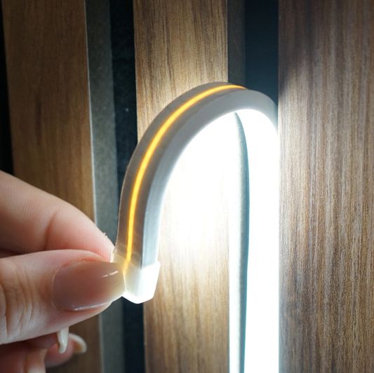 COB Neon inclusief profiel - Overal knipbaar - Helder wit losse strip - 7,5m