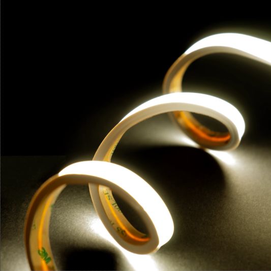 COB Neon inclusief profiel - Overal knipbaar - Warm wit losse strip - 7,5m