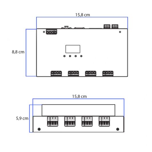 DMX controller voor led strips 12 kanaals