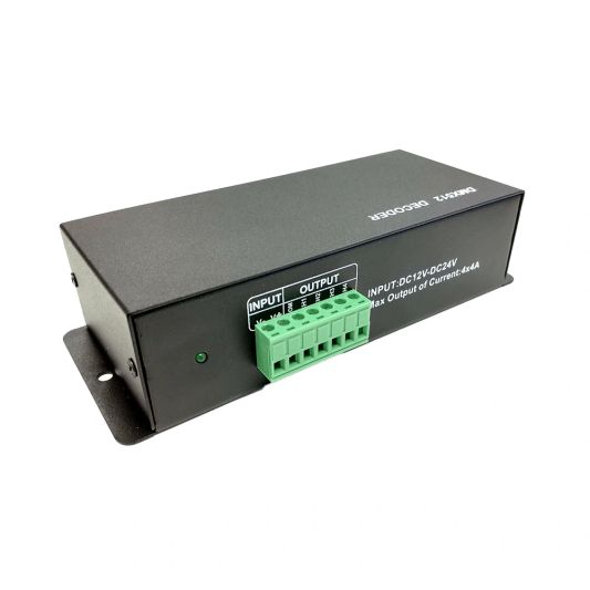 DMX controller voor RGB en RGBW led strips