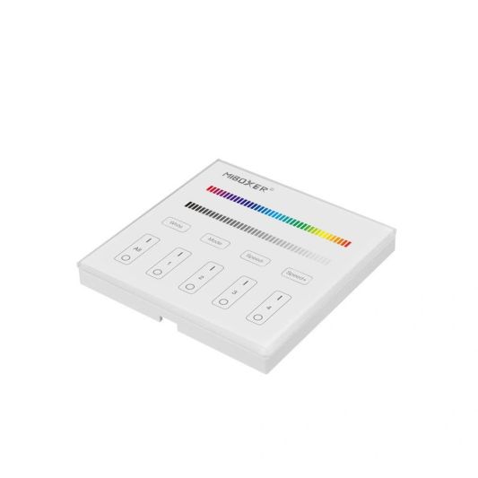 Draadloos Milight touch wandpaneel & wifi controller voor RGB led strips - complete set