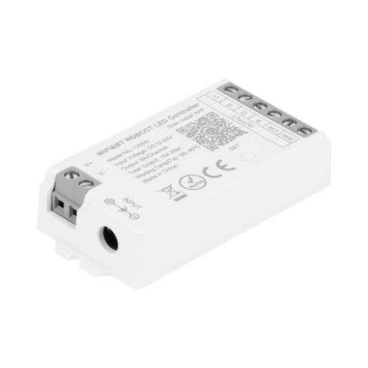 Draadloos Milight touch wandpaneel & wifi controller voor RGBWW led strips - complete set