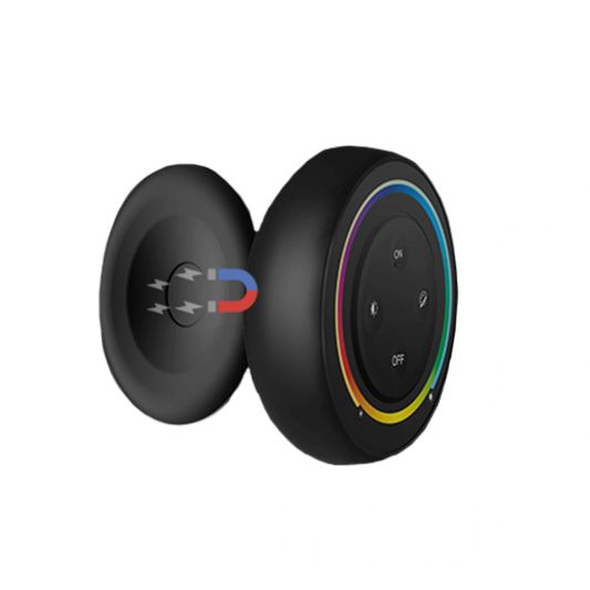 Draadloze Touch wanddimmer RGBWW zwart los