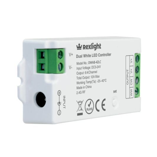 Drukknop RF 4-zone Dual White afstandsbediening set