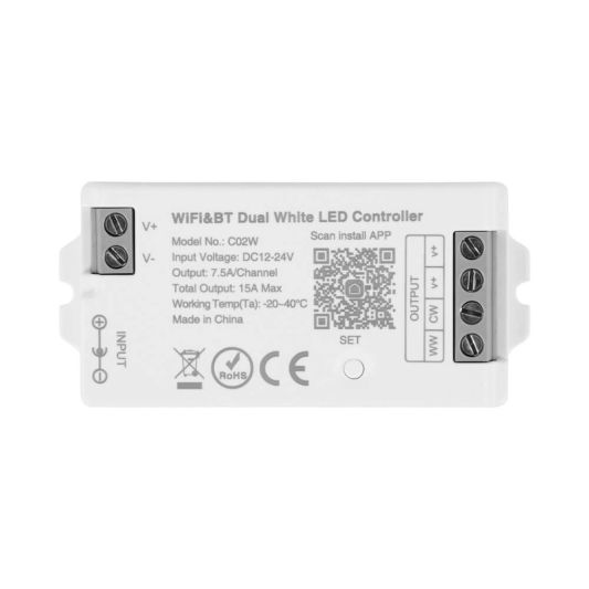 Drukknop RF Dual White afstandsbediening set + WIFI