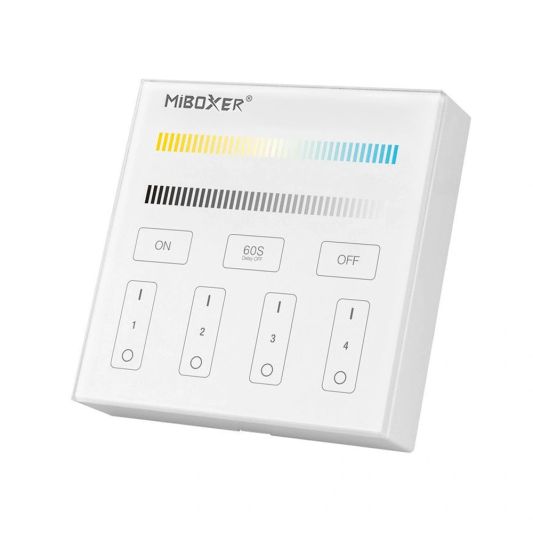 Dual White 4-zone Touch Panel op batterij