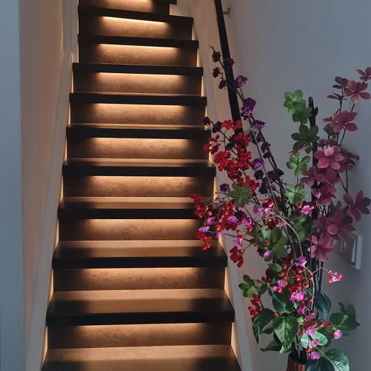 Dynamische trapverlichting set Basic 50 cm