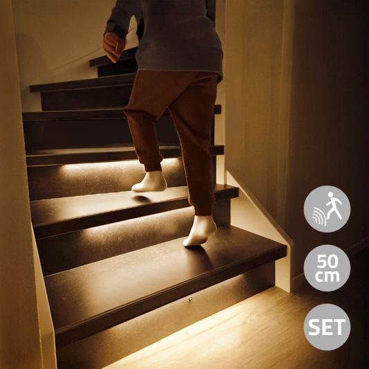 Dynamische trapverlichting set Premium 50 cm