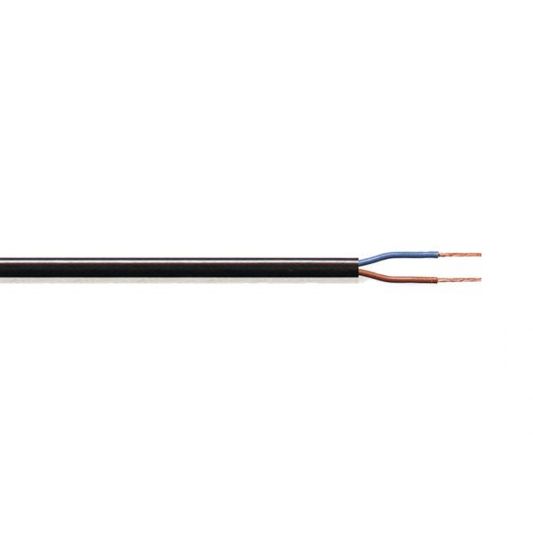 Kabel 2-aderige netsnoer 25 meter lang