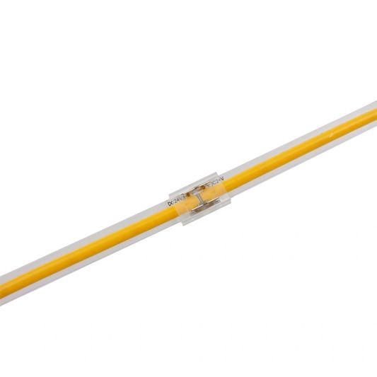 Koppelstuk tussen twee COB ledstrips - 10mm - solderen niet nodig