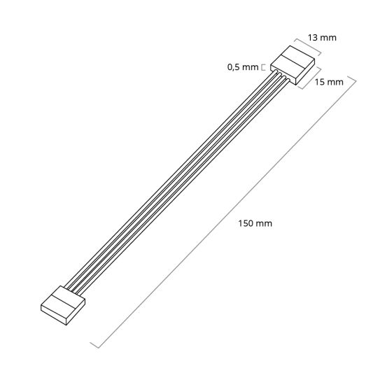 KOPPELSTUKKEN MET Dual White KABEL solderen niet nodig