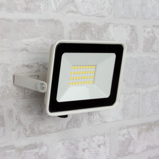 Led schijnwerper wit 30 watt wandmontage 2400 lm